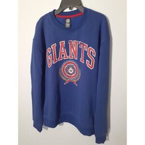 NFL team apparel Giants football blue sweater - NWT - Size M